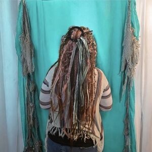 Bohemian Hair Tie Ring Stick Bun Easy Weightless Dreadlock Extensions